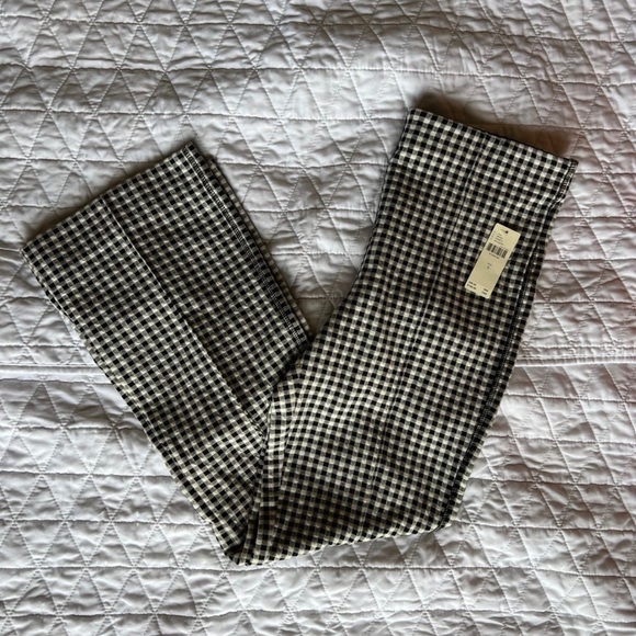 Anthropologie Maeve Black and White Gingham Pants - Picture 5 of 8
